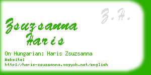 zsuzsanna haris business card